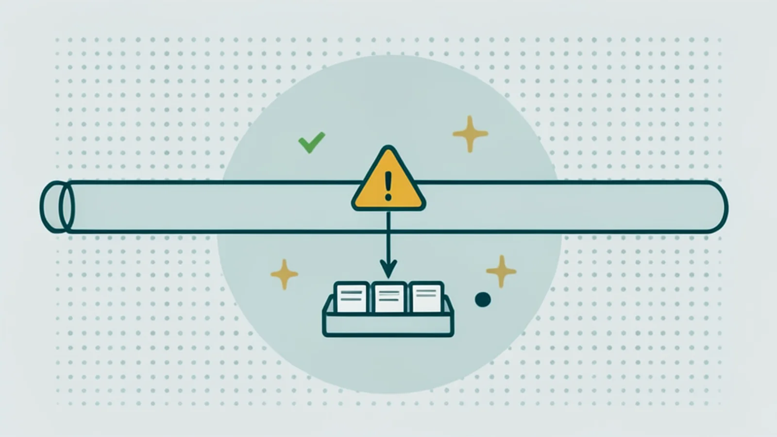 Cover diagram of an integration triage loop: signals, normalization, classification, decision, allowlisted action and deduplication.